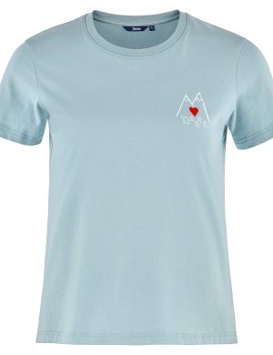 ORGANIC COTTON TEE HEART W