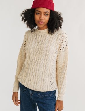 Strickpullover Greencastle Off White