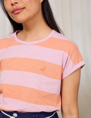 TWOTHIRDS T-Shirt Santandria gestreift aus Bio-Baumwolle