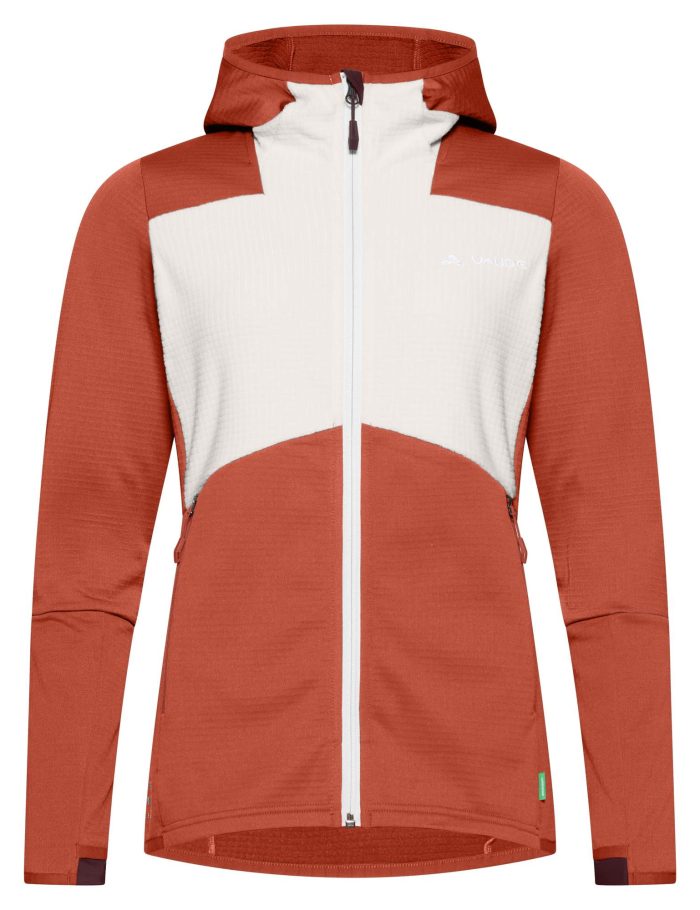 MONVISO HOODED GRID FLEECE JACKET