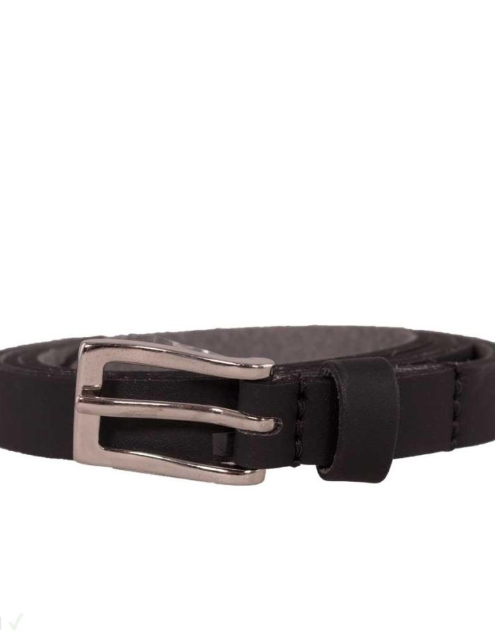Veganer Gürtel Vegetarian Shoes Skinny Belt black