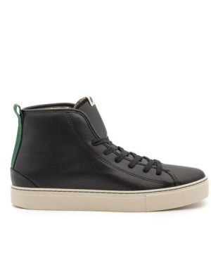 Vesica Piscis Footwear PLATON VEGAN SNEAKER BLACK BIO-BASED