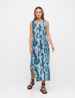 WiDDA berlin Maxikleid mit Aquarell Print aus TENCEL®