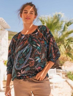 WiDDA berlin MILA Bluse mit Paisley Print aus ECOVERO