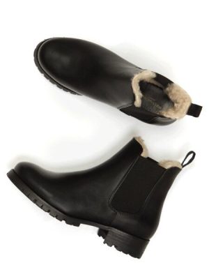 Will's Vegan Shop Luxe isolierte Chelsea-Stiefel mit tiefem Profil Damen