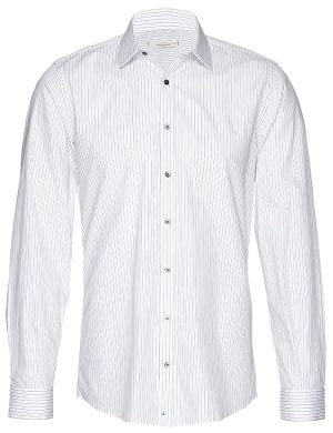 Metro shirt slim stripe male