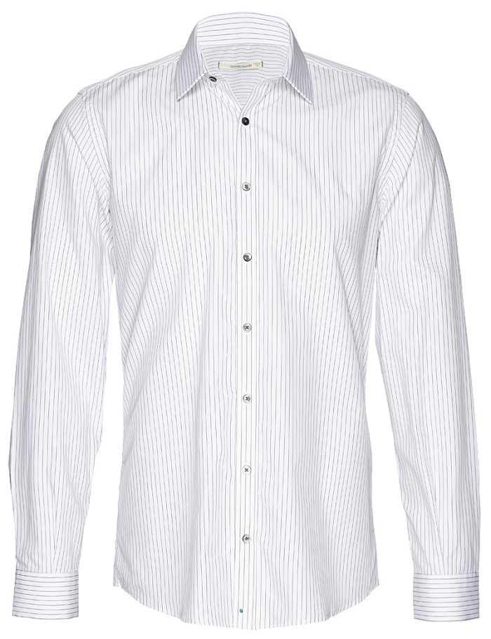 Metro shirt slim stripe male Metro shirt slim stripe male