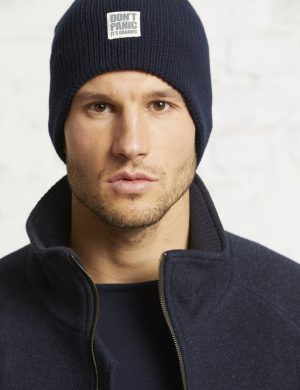 Sailor cropped rib beanie