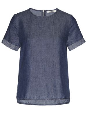 TENCEL denim T-blouse