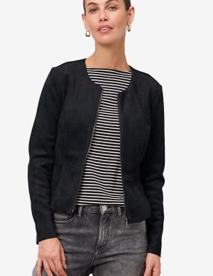 Blazer Wildlederoptik