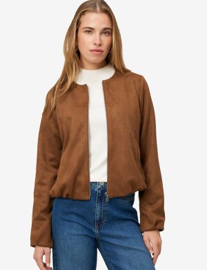 Blazerjacke mit Reißverschluss